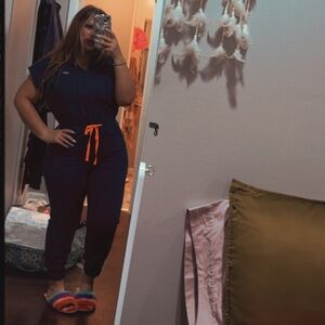 Figs Rafaela cargo scrub jumpsuit